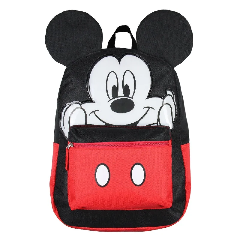 Disney Mickey Mouse 3D Character Ears 16" Backpack - One Size