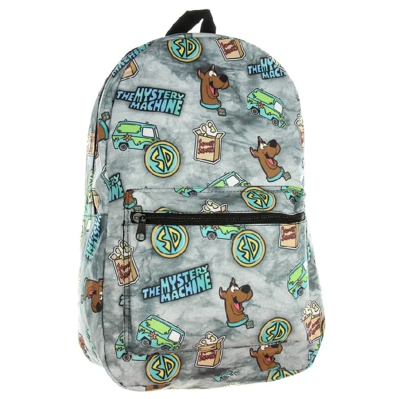 Scooby Doo Backpack Mystery Machine Head Print - One Size