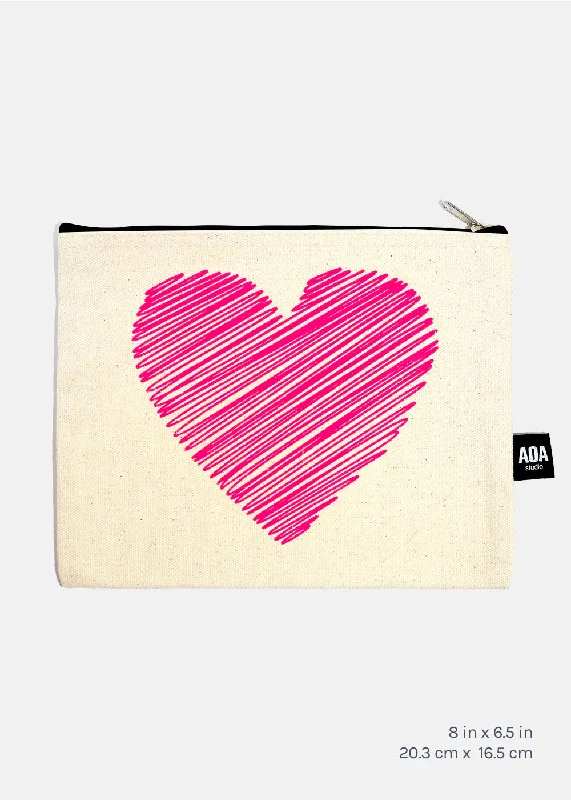 AOA Canvas Bag - Heart Sketch