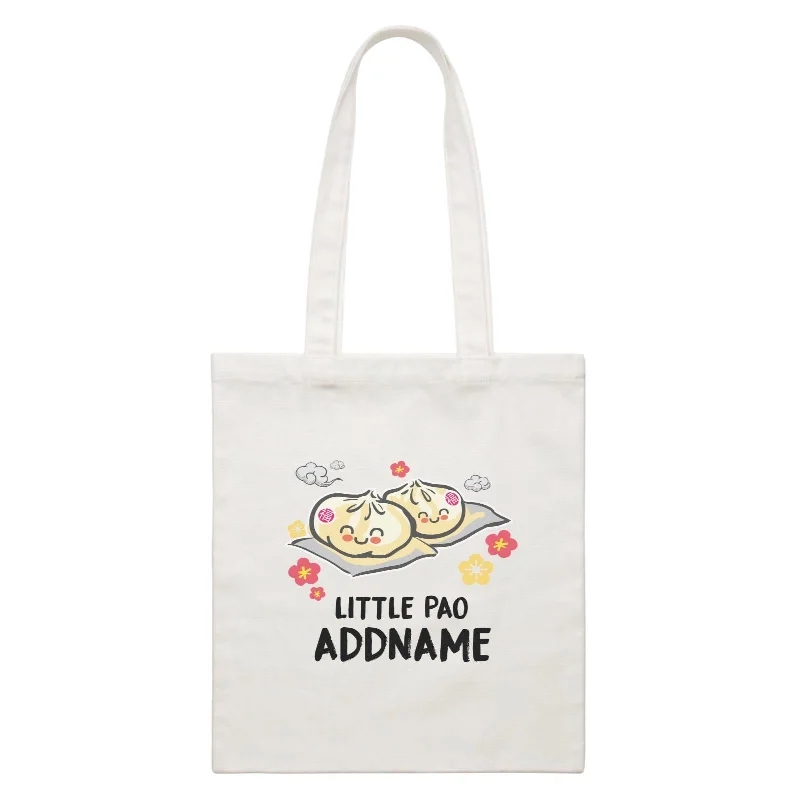 Chinese New Year Little Pao White Canvas Bag