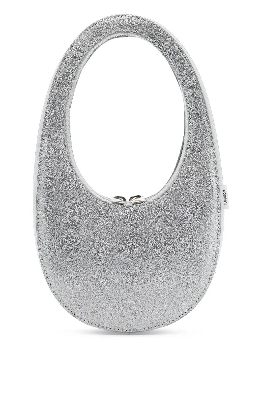 Coperni Glittered Swipe Mini Hobo Bag