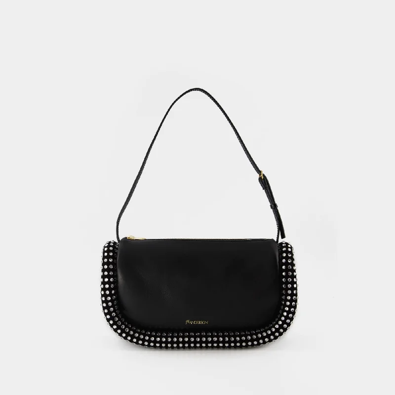 Crystal Bumper-15 Hobo Bag - J.W. Anderson -  Black - Leather