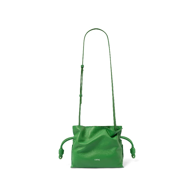 Women's Genuine Leather Bucket Bag in Chestnut Brown with Gold - Tone Hardware for a Sophisticated LookFlamenco Clutch Mini Bunnies in Tropical Green