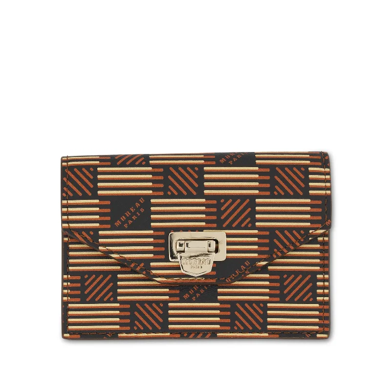 Flap Wallet with Gusset in Classic