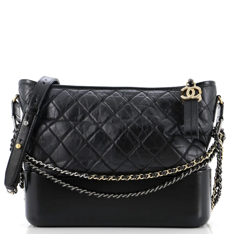 Gabrielle Hobo Quilted Aged Calfskin Medium