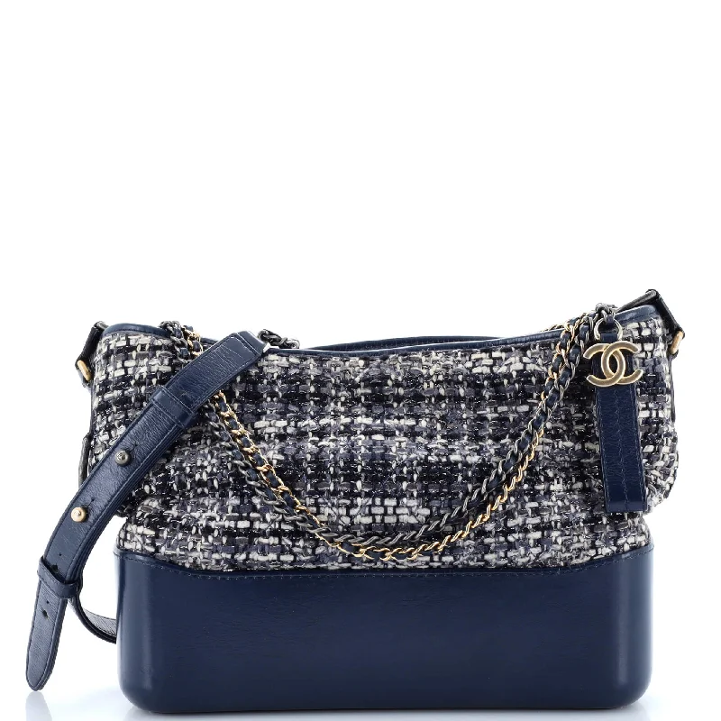 Gabrielle Hobo Quilted Tweed and Calfskin Medium