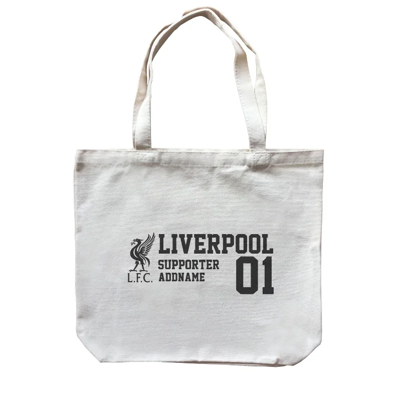 Liverpool Football Supporter Accessories Addname Canvas Bag