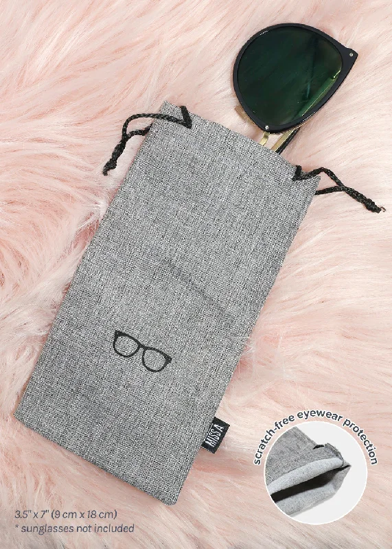 Miss A Linen Eyewear Pouch