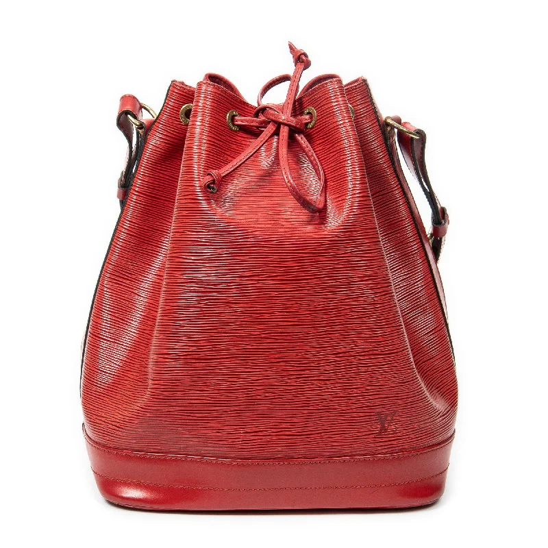 Bucket Bag with Embossed Animal Print in Tan for a Wild and Stylish StatementNoe GM