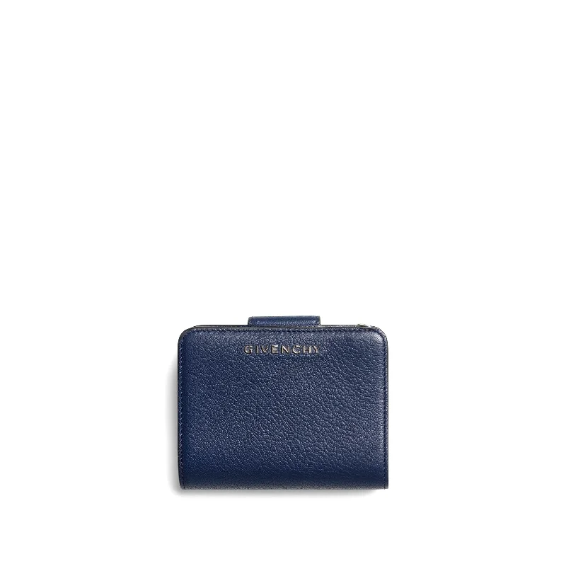 Pandora Compact Wallet in Navy Blue