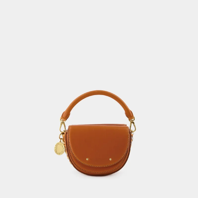 Flap Alter Mat Bag - Stella Mccartney - Vegan Leather - Brown