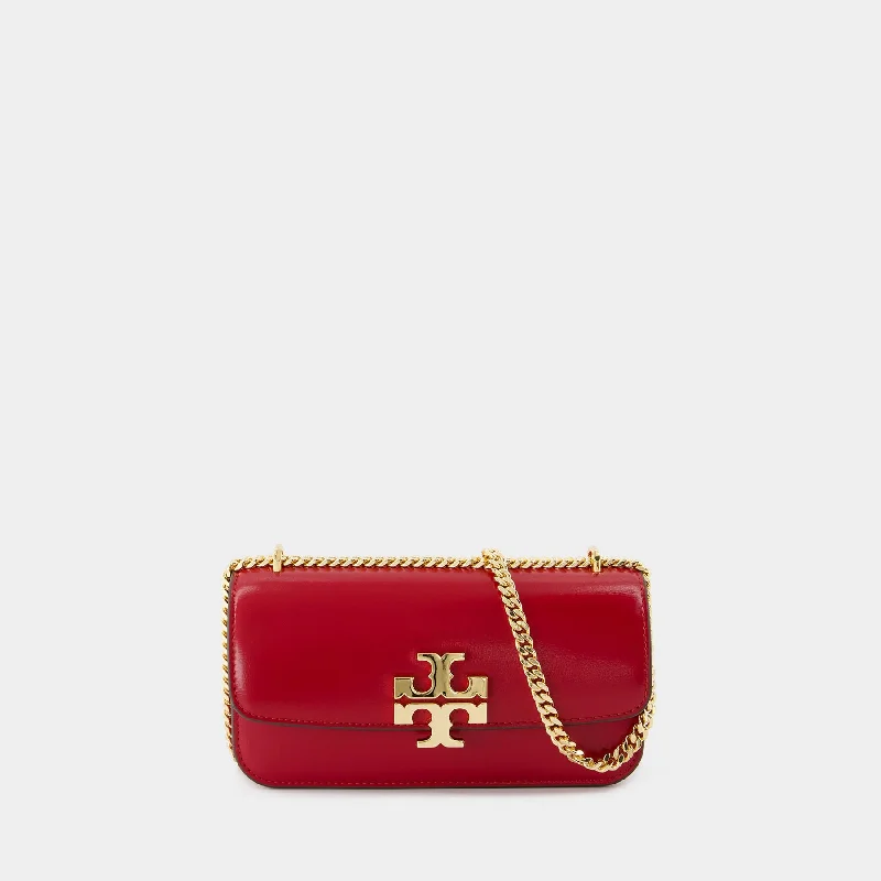 Eleanor Small Convertible Shoulder Bag - Tory Burch - Leather - Red