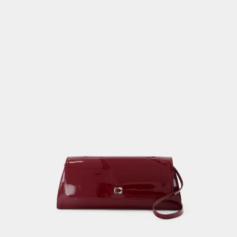 Madeleine Shoulder Bag - Carel - Leather - Burgundy