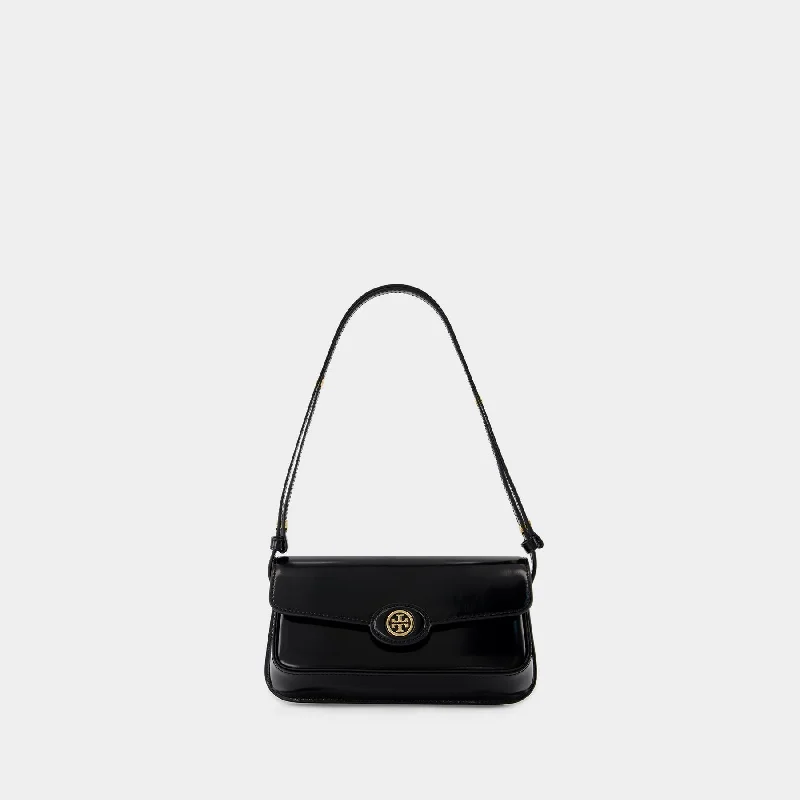 Robinson Shoulder Bag - Tory Burch - Leather - Black