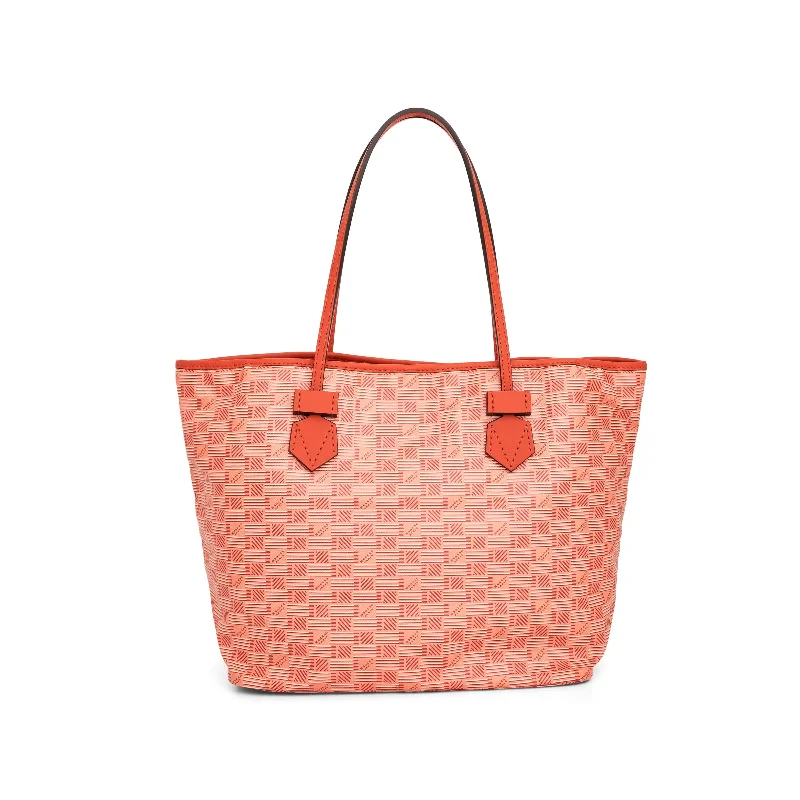 Women's Tote Bag with Magnetic Closure in Orange for Easy Access on the GoSaint Tropez Tote Bag MM in Orange