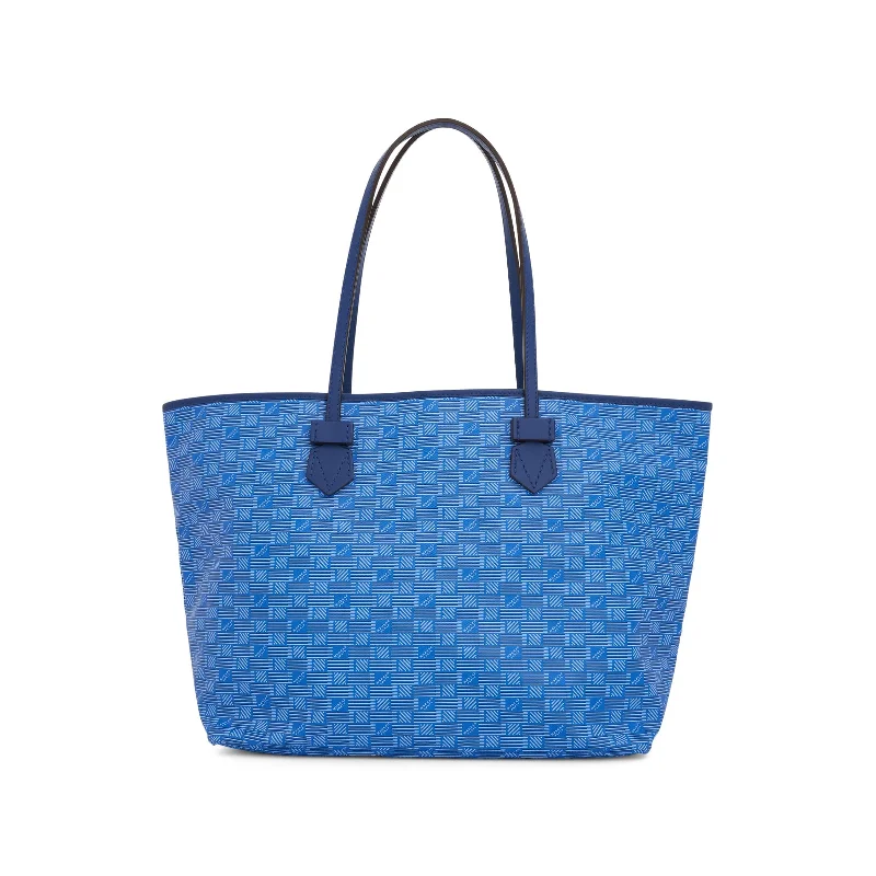 Women's Tote Bag with Magnetic Closure in Orange for Easy Access on the GoSaint Tropez Tote GM in Blue