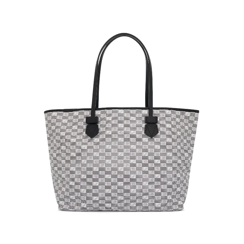 Geometric - Printed Tote Bag in Multicolor for a Contemporary and Trendy OutfitSaint Tropez Tote GM in White/Milk