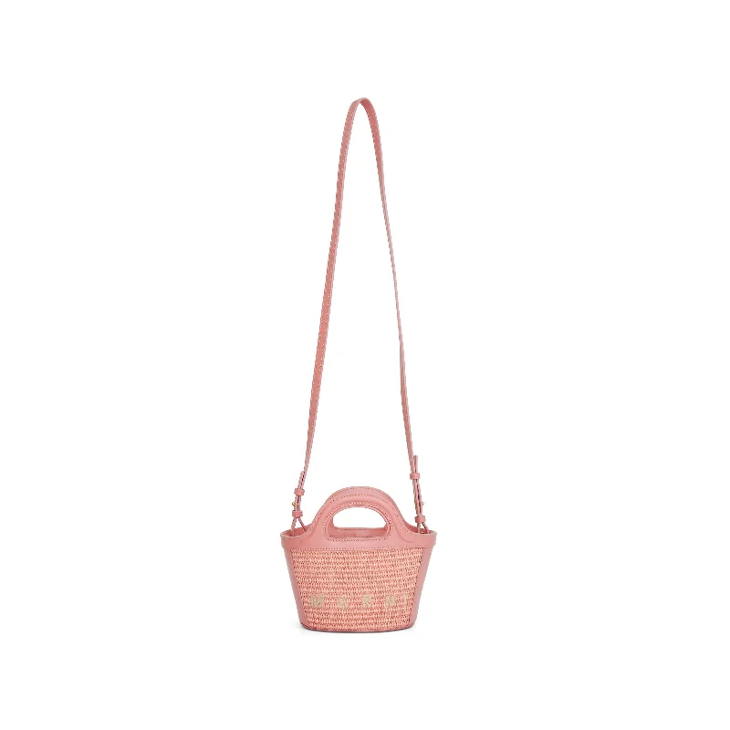 Geometric - Printed Tote Bag in Multicolor for a Contemporary and Trendy OutfitTropicalia Micro Tote Bag in Pink