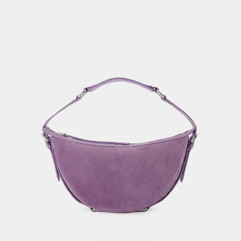 Gib Hobo Bag - By Far - Purple - Leather