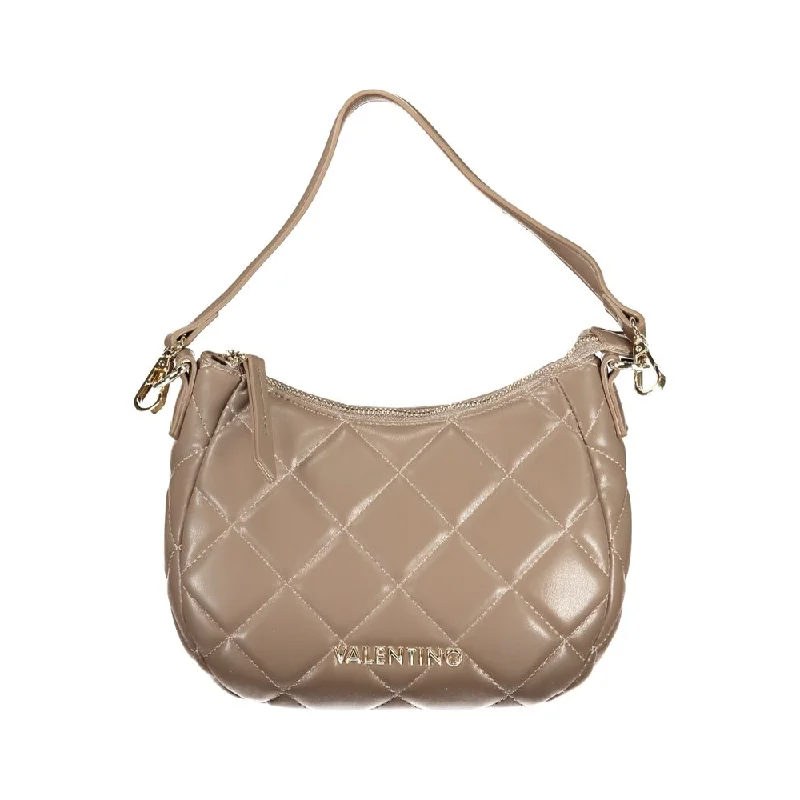 Women's Quilted Bucket Bag in Black with Silver Hardware for a Classic and Timeless StyleValentino Bags  Polyethylene Women's Handbag