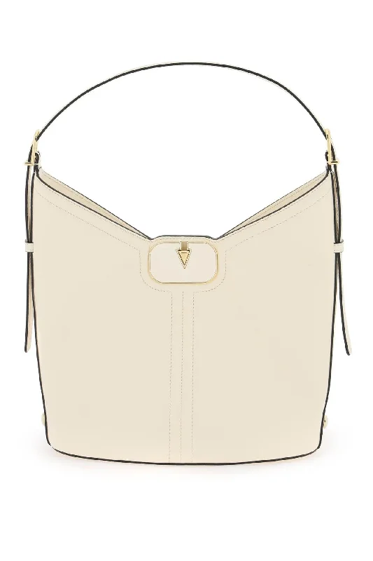 Valentino Garavani Vlogo Leather Hobo Bag