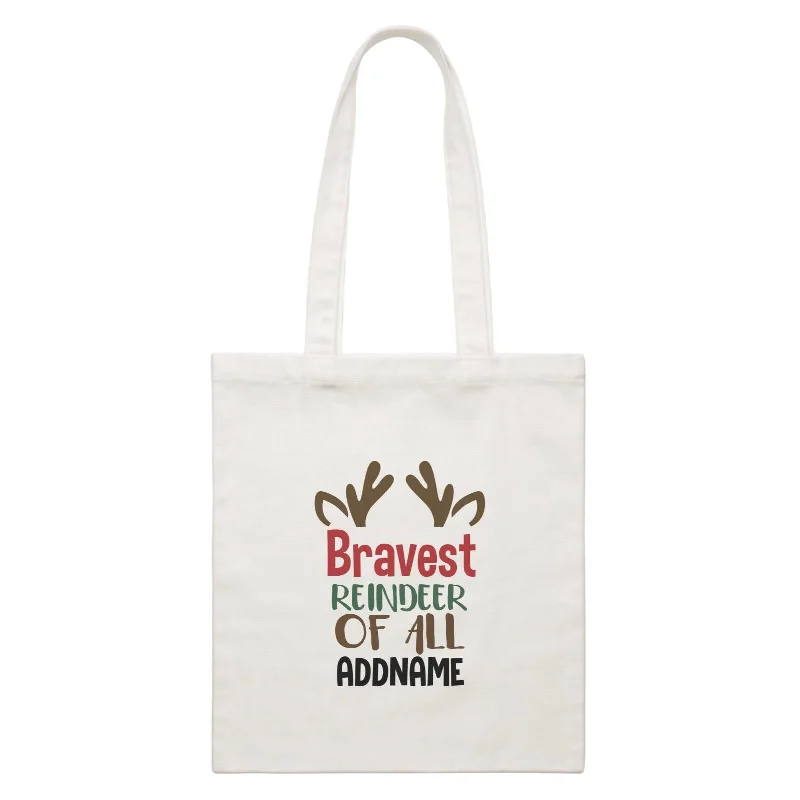 Xmas Bravest Reindeer of All Canvas Bag