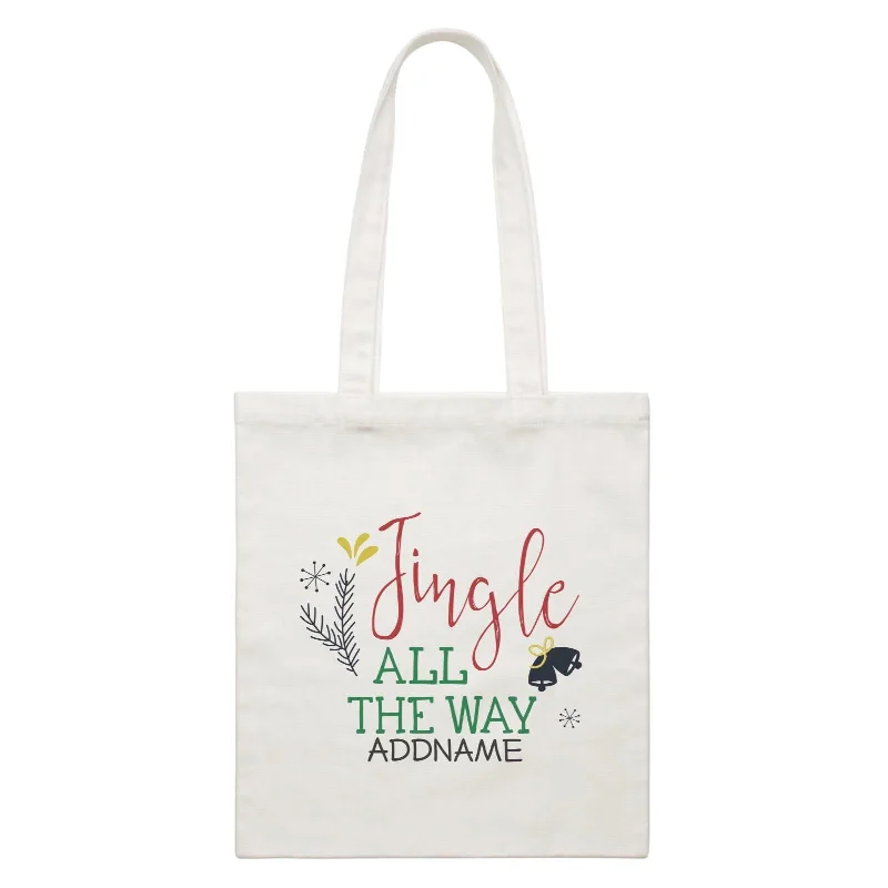 Xmas Jingle All The Way Canvas Bag