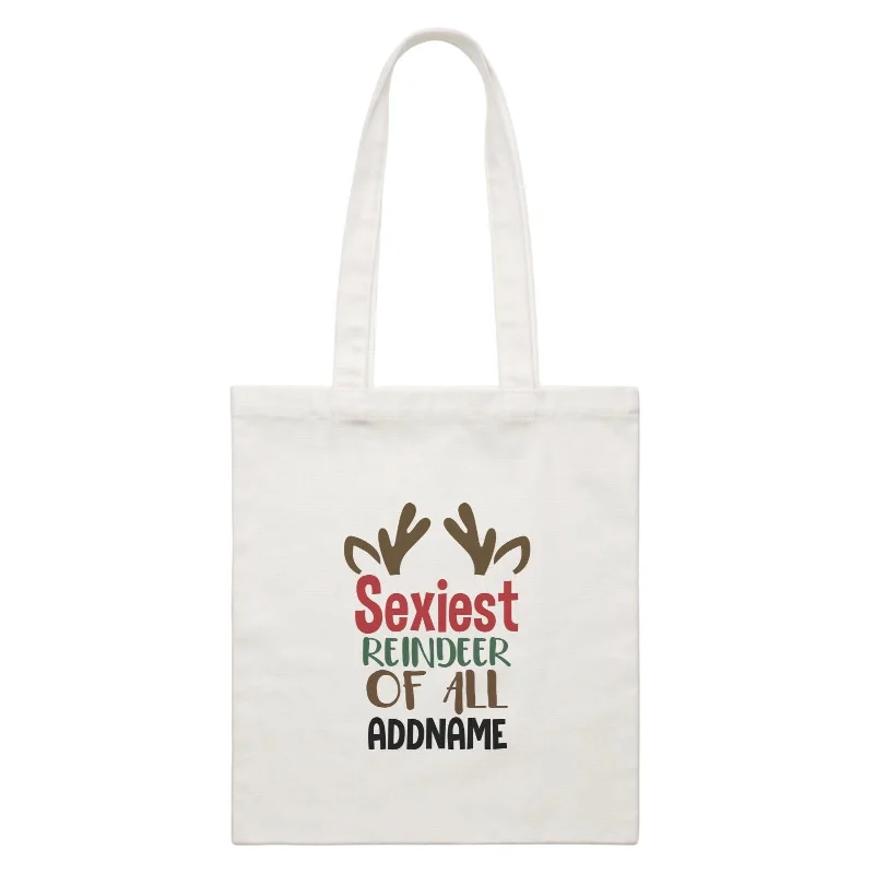 Xmas Sexiest Reindeer of All Canvas Bag