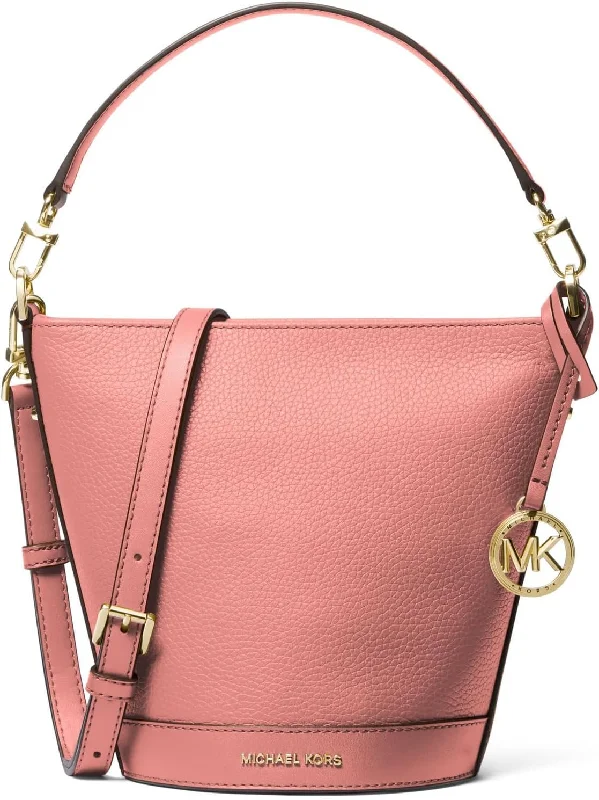 Women's Crossbody Bag with Magnetic Closure in White for Quick AccessMichael Kors Townsend Small Top Zip Convertible Bucket Crossbody, Sunset Rose