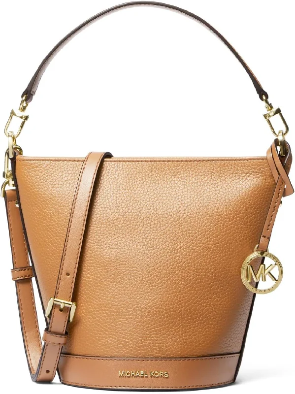 Women's Crossbody Bag with Zippered Pocket on the Back in Red for SecurityMichael Kors Townsend Small Top Zip Convertible Crossbody, Pale Peanut