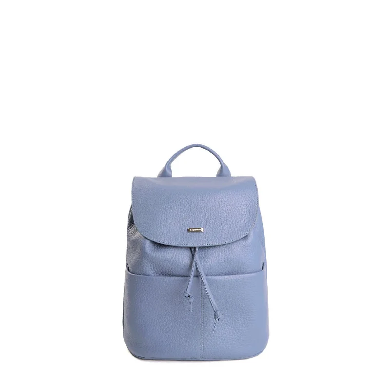 POWDER BLUE BACKPACK DOUBLE POCKETS