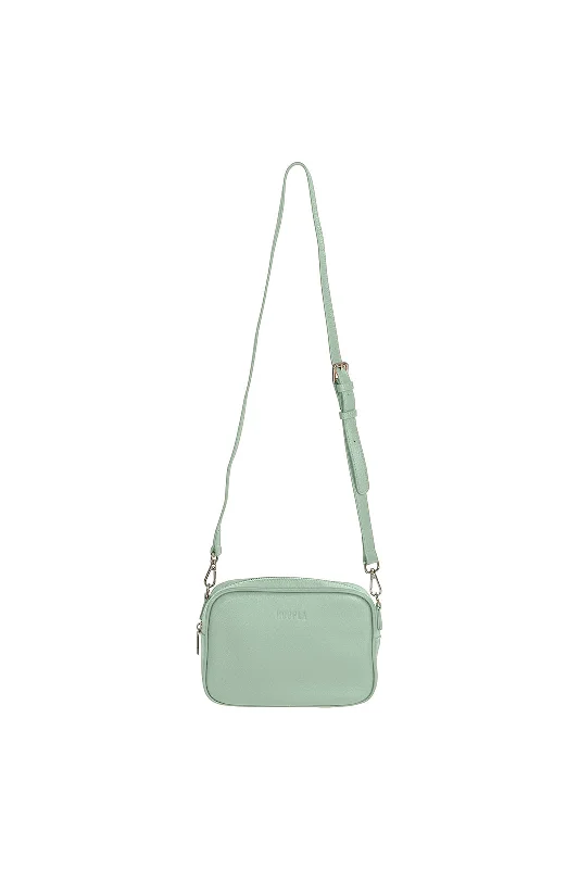 Suede Crossbody Bag in Olive Green for Fall Fashion StatementsSage Green Soft Crossbody Box