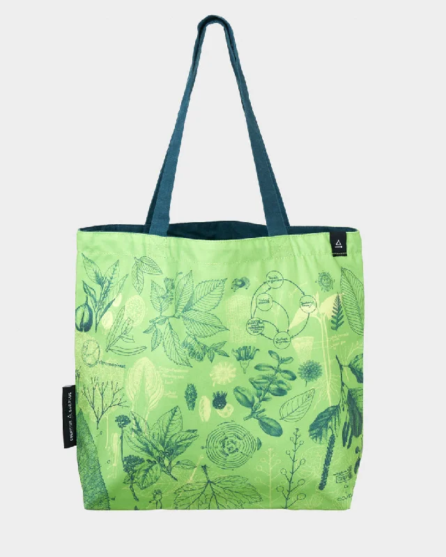 Waterproof Tote Bag in Yellow for Outdoor Activities in Wet WeatherThe Botanist Canvas Shoulder Tote