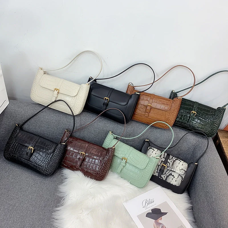 2022 Hot Selling crocodile pattern Handbags Fashion Printed Handbag Shoulder Custom Logo Large Capacity Purse and Bags Handbags