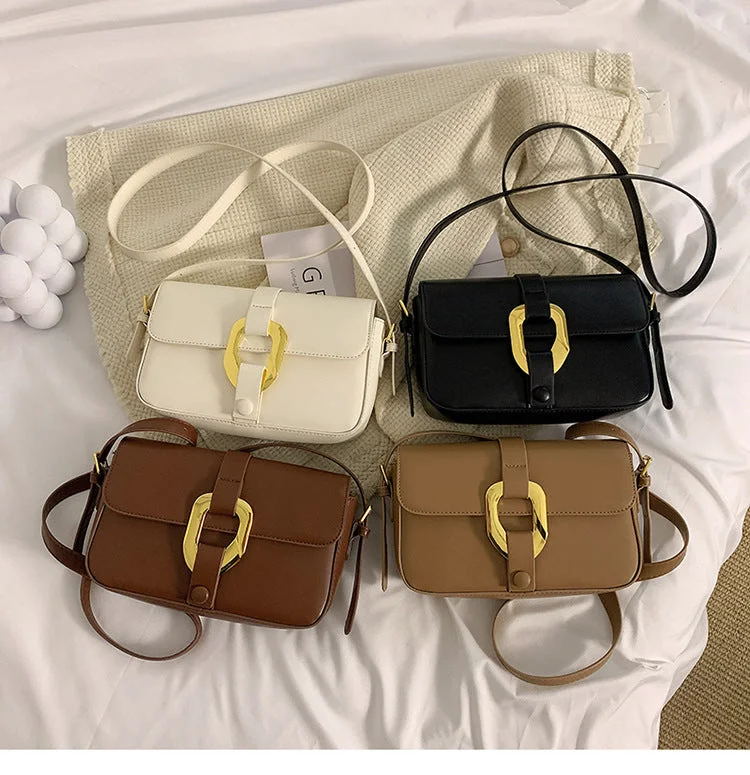 Bag Female 2022 New Fashion Niche Versatile Shelter Oblique Span Women's Bag Temperament Simple Casual Shoulder Small Bag