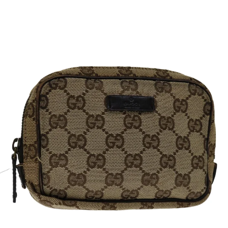 Women's Lizard - Print Clutch in Brown for a Chic LookGucci Gg Canvas  Canvas Clutch Bag (Pre-Owned)