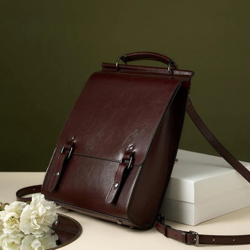 High-Quality Leather Backpack