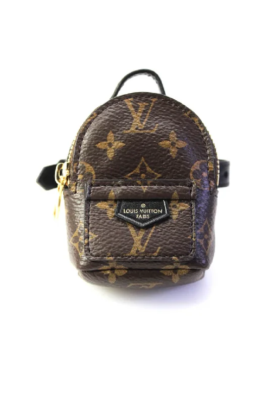 Louis Vuitton 2019 Party Palm Springs Micro Mini Backpack Bracelet Bag Brown