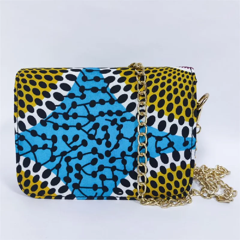 Wholesale African Bag Fashion Handbag African Pint Wax Fabric Shoulder Bags Designers Women Purses Handbags