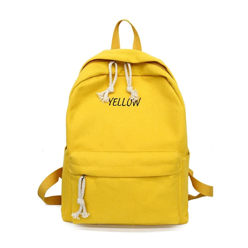 Women Colour Named Backpack